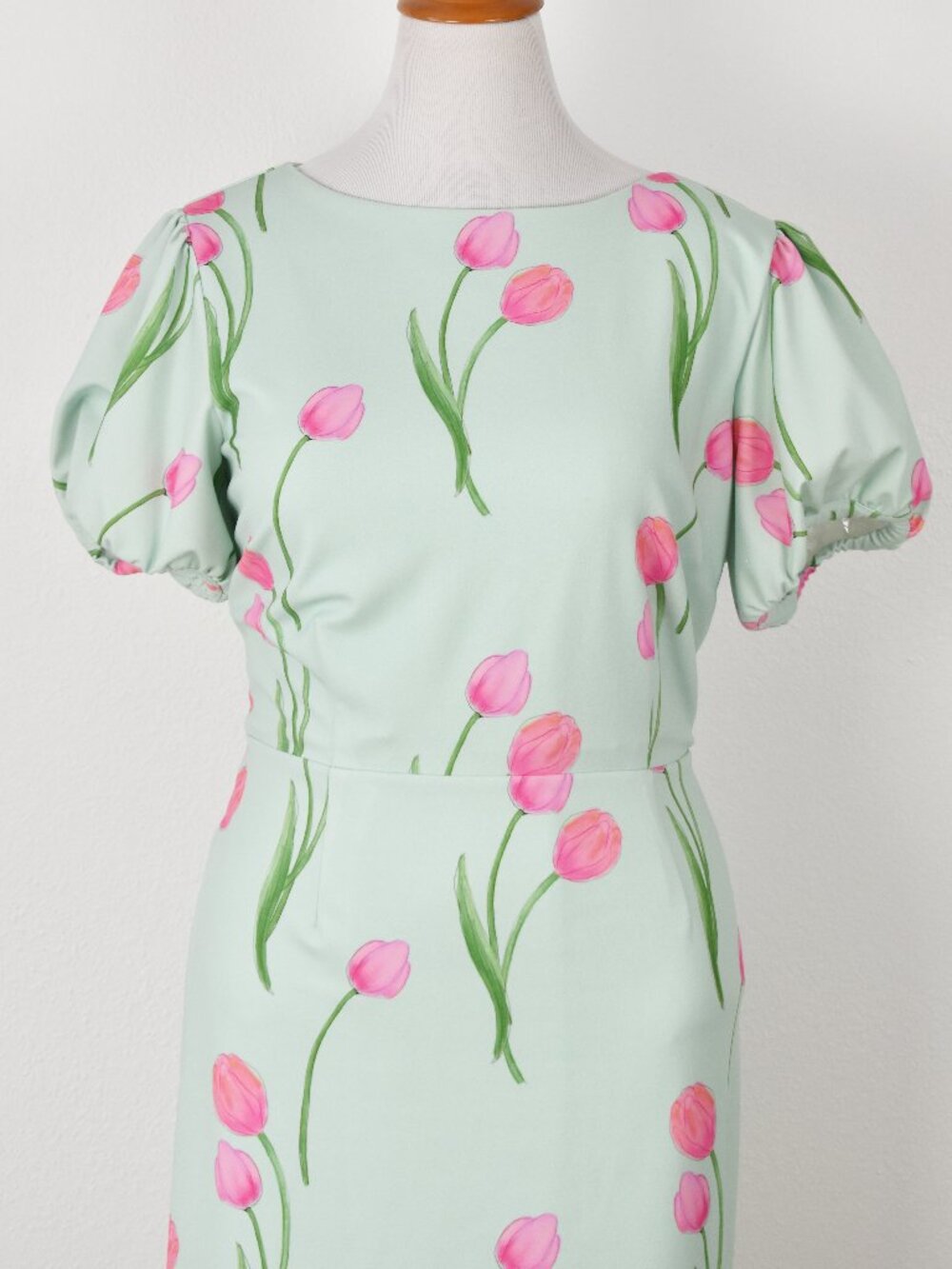 Alexia Admor Odette Tulip Print Midi Sheath Dress - XL - Picture 2 of 10